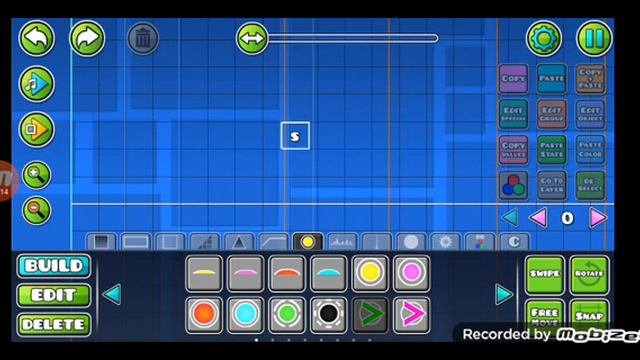 Как сделать видимые S, D, J, H блоки в редакторе Geometry dash? смотреть онлайн
