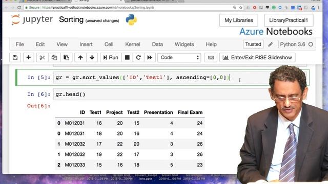 Sorting DataFrame смотреть онлайн