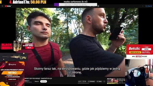 Reakcja Nitro Na REZI - KTO OTWORZY SEJF POD WODĄ?! - SABOTAŻYSTA 3/5