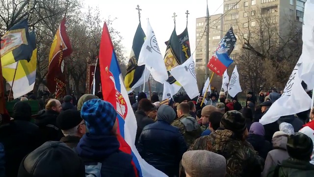 Русский марш за Новороссию. Октябрьское поле. 4 ноября 2014 г. Немного