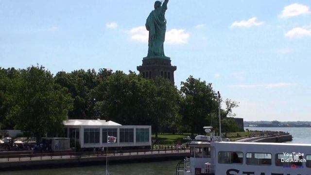 USA New York the Statue of Liberty Freiheitsstatue Lady Liberty смотреть онлайн