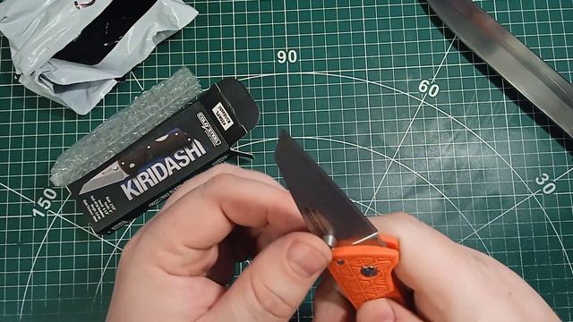 Распаковка ножа Cold Steel Kiridashi с Озона с помощью «Сантоку НКВД» смотреть онлайн