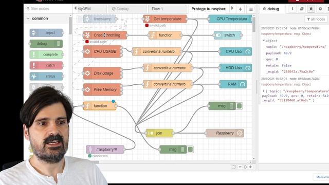 Monitoriza tu Raspberry. Controla temperatura y demás. Con NodeRed en Docker. Crontab y Scripts смотреть онлайн