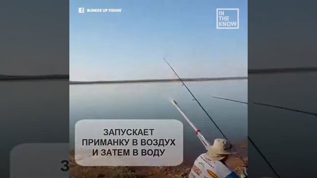 Эта рыболовная пушка запускает приманку на 270 метров! смотреть онлайн