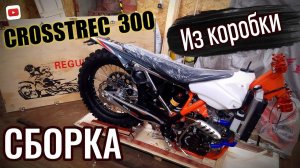 REGULMOTO CROSSTREC 300. Сборка и смазка НОВОГО МОТОЦИКЛА.