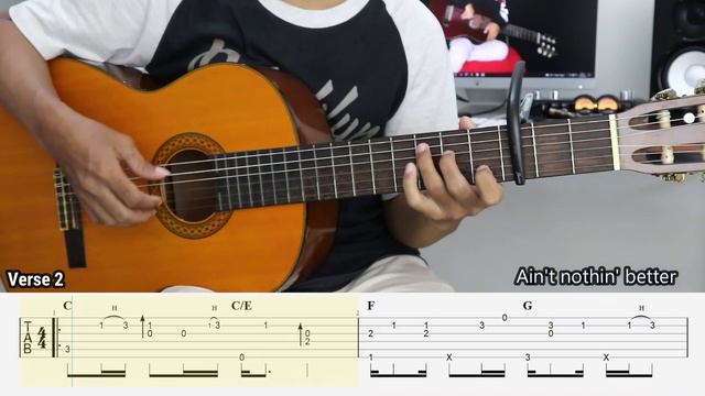 You’re Still the One – Shania Twain - Fingerstyle Guitar Tutorial + TAB & Lyrics смотреть онлайн