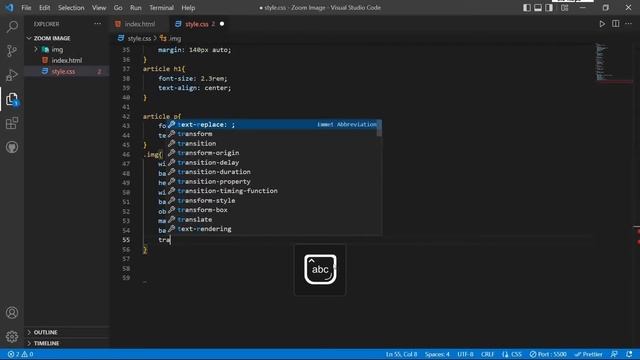 Zoom In Image on Hover | Image ZoomIn Effect | HTML & CSS смотреть онлайн