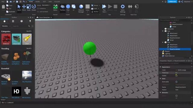 [Roblox Studio] How To Make A Bouncy Ball смотреть онлайн