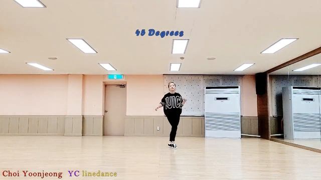 45 Degrees linedance/ Ria Vos/ High Beginner 초급작품 /YC linedance 최윤정 смотреть онлайн