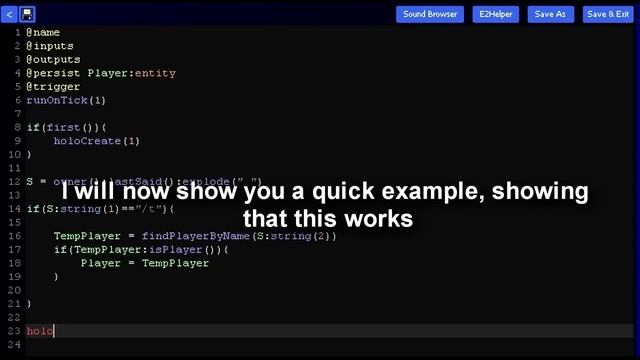 Gmod E2 Tutorial - Find Player By Chat смотреть онлайн