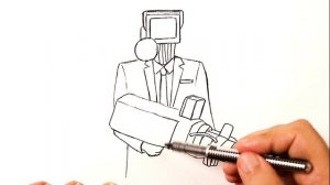 Как нарисовать Камерамена Учёного