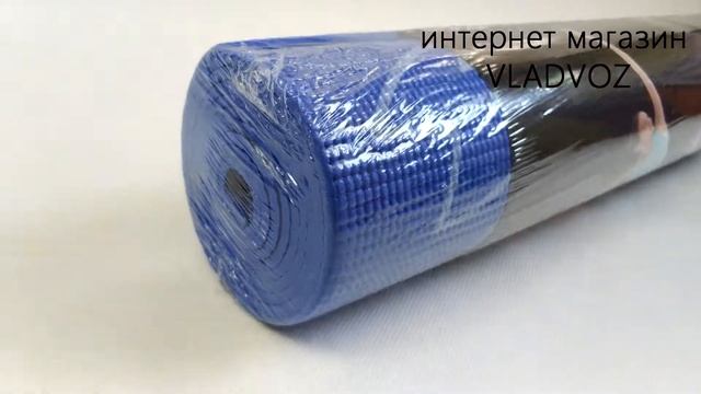 Йогамат мат для йоги гимнастический для гимнастики толщина 4мм. синий 3779-6 смотреть онлайн