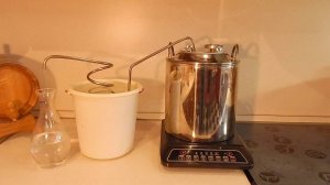 Самогонный аппарат АЛКОВАР Деревенский с непроточным змеевиком для дачи.