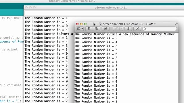 Using random numbers with Arduino смотреть онлайн