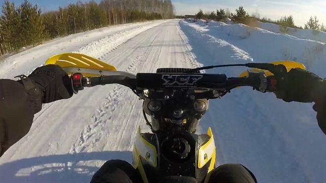 Зимняя покатушка YCF Biggy 150 смотреть онлайн