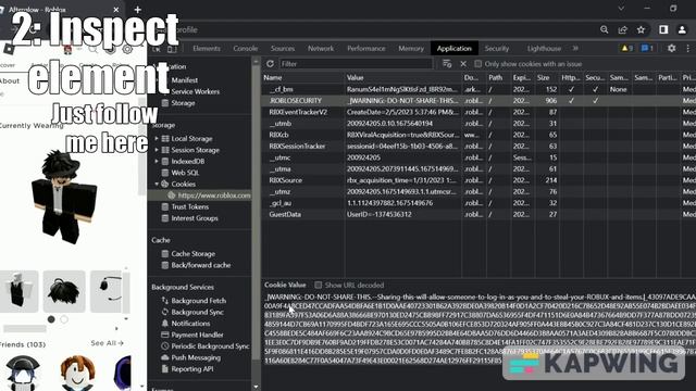 ROBLOX Beaming / Cookie logging Inspect method [JULY] [2023] смотреть онлайн