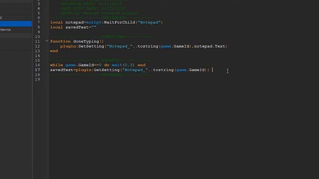 Save Data In-Studio with Plugin Settings | Roblox Tutorial смотреть онлайн