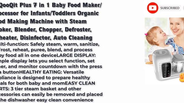 Best baby food makers 2022 смотреть онлайн