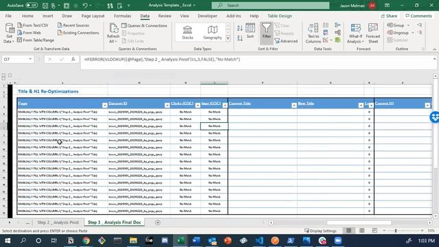 Title & H1s - Part 5 - [Query Optimization Checker: Google Colab, Python & Search Console API] смотреть онлайн