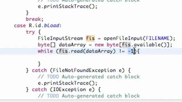 Android Application Development Tutorial 100 File Input Stream YouTube смотреть онлайн