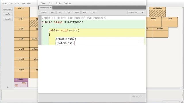 A JAVA (BLUE J) PROGRAM TO FIND THE SUM OF TWO NUMBERS смотреть онлайн