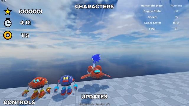 Sonic Aspiration (Sonic Roblox Fangame) смотреть онлайн