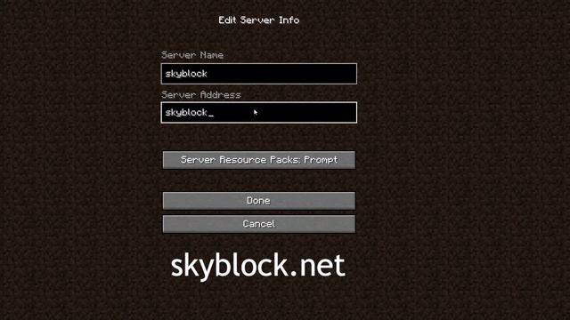 Minecraft Skyblock Server IP Address смотреть онлайн