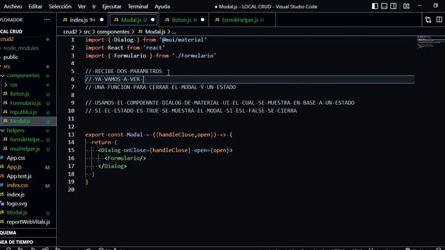 Trabjar con Formularios. REACT+MUI+FORMIK+YUP todo en uno смотреть онлайн