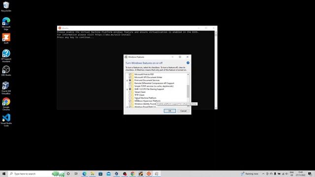 How to enable the Virtual Machine Platform Windows feature on Windows 10 смотреть онлайн