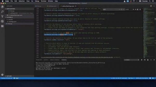 9. VS.Code settings in JSON