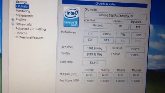 43-54C Idle Temps on Celeron 520 Compaq C554US C500 Laptop смотреть онлайн