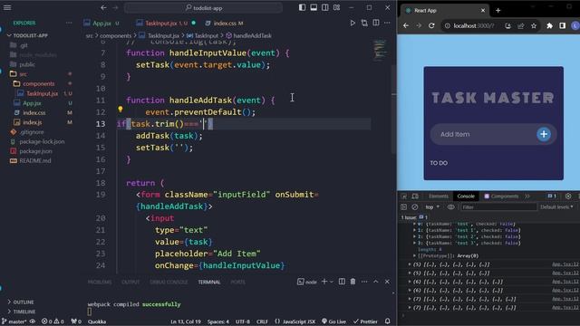 How to Build ToDo List App with React Js | React Js todo app tutorial | Make a React ToDo List App смотреть онлайн