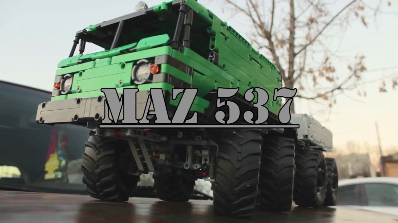 Lego Maz 537 MOC with Power function смотреть онлайн
