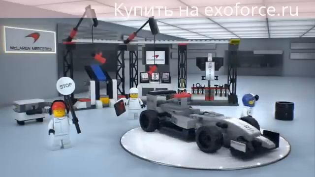 Пункт техобслуживания McLaren Mercedes 75911|LEGO Speed Champions смотреть онлайн