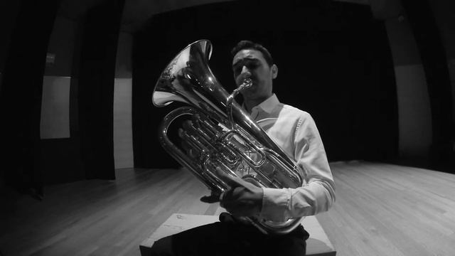 Telemann Flute Fantasie Nr. 2 - Pablo Dopazo - Euphonium смотреть онлайн
