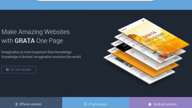 Grata Multipurpose One Page WordPress Theme - Video ServerThemes.Net смотреть онлайн