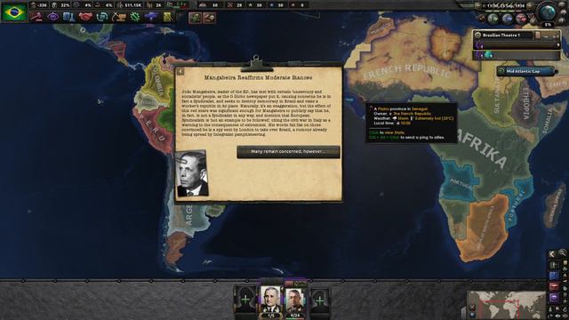 The Social Democratic Coalition || Ep.2 - Kaiserreich Socialist Brazil HOI4 Lets Play смотреть онлайн