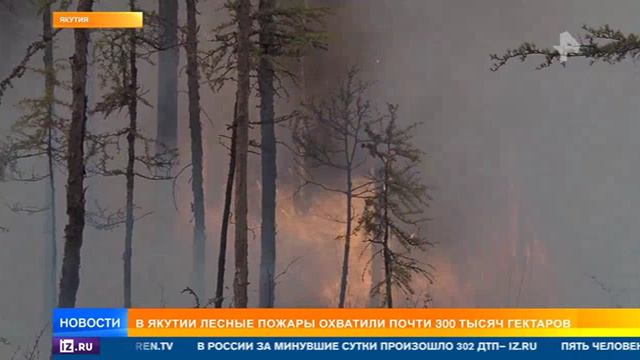 Рен ТВ, Борьба с пожарами в Якутии и на Чукотке, 21 июня 2024 смотреть онлайн