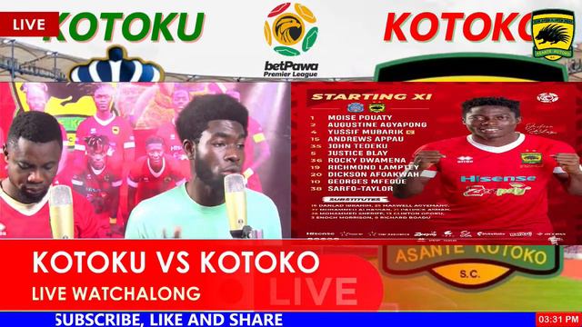 KOTOKO ROYALS VS ASANTE KOTOKO (((LIVE))) смотреть онлайн