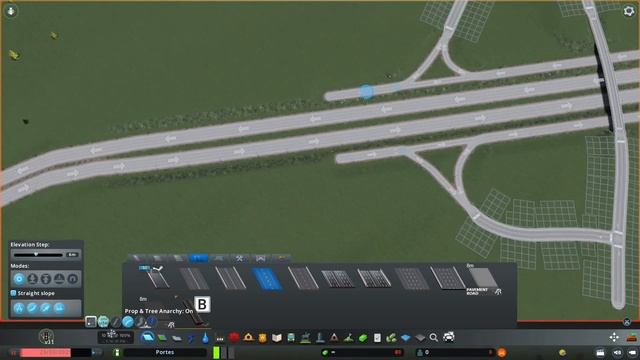 How to make a Partial cloverleaf with Roundabout | Cities: Skylines Tutorial смотреть онлайн