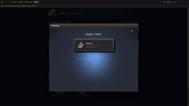 Crafting Mahjong Deluxe 3 Level 1 Badge Hatched - Steam смотреть онлайн