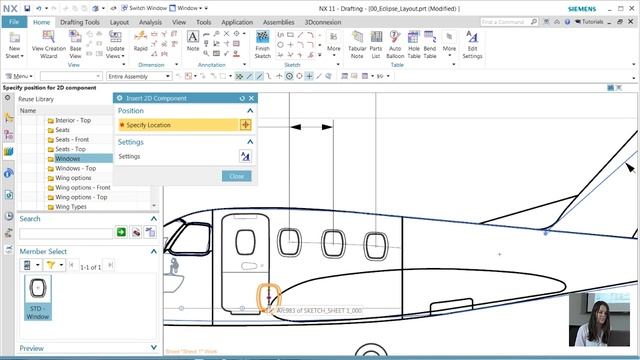 NX CAD Quick Tips: NX Layout - Create and Edit a 2D Layout смотреть онлайн