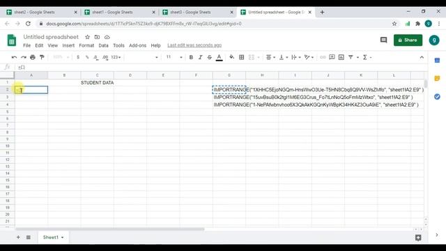 #EXCEL GOOGLE SHEET || WORKBOOK MARGE || PART 18 || смотреть онлайн
