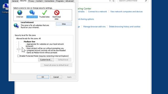 Windows 8.0 Professional - Change the Internet Security Settings смотреть онлайн