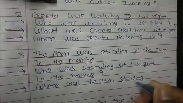 form questions to get the underlined words as answer | The past continuous tense | Basic English смотреть онлайн