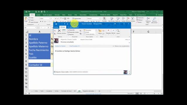 126 Enviar un correo usando Outlook 2016 desde Excel 2016 con VBA смотреть онлайн