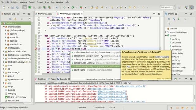 Spark ML Cluster Climate Part 4 (using Scala) смотреть онлайн