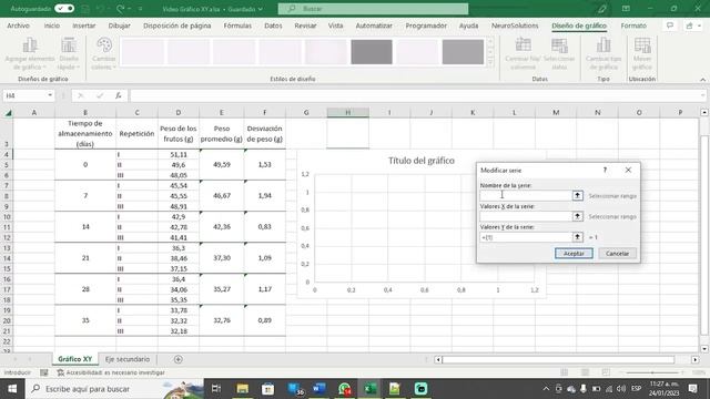 ¿Cómo hacer un gráfico XY (Dispersión) en excel? | Barras de error | Con promedio y desviación смотреть онлайн