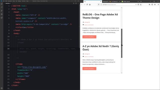 11 - Html Dersleri - iframe смотреть онлайн