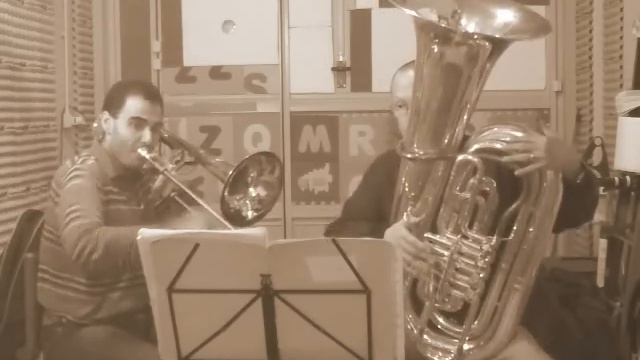 Walter sear duetto n.5 Tuba Trombone basso. смотреть онлайн